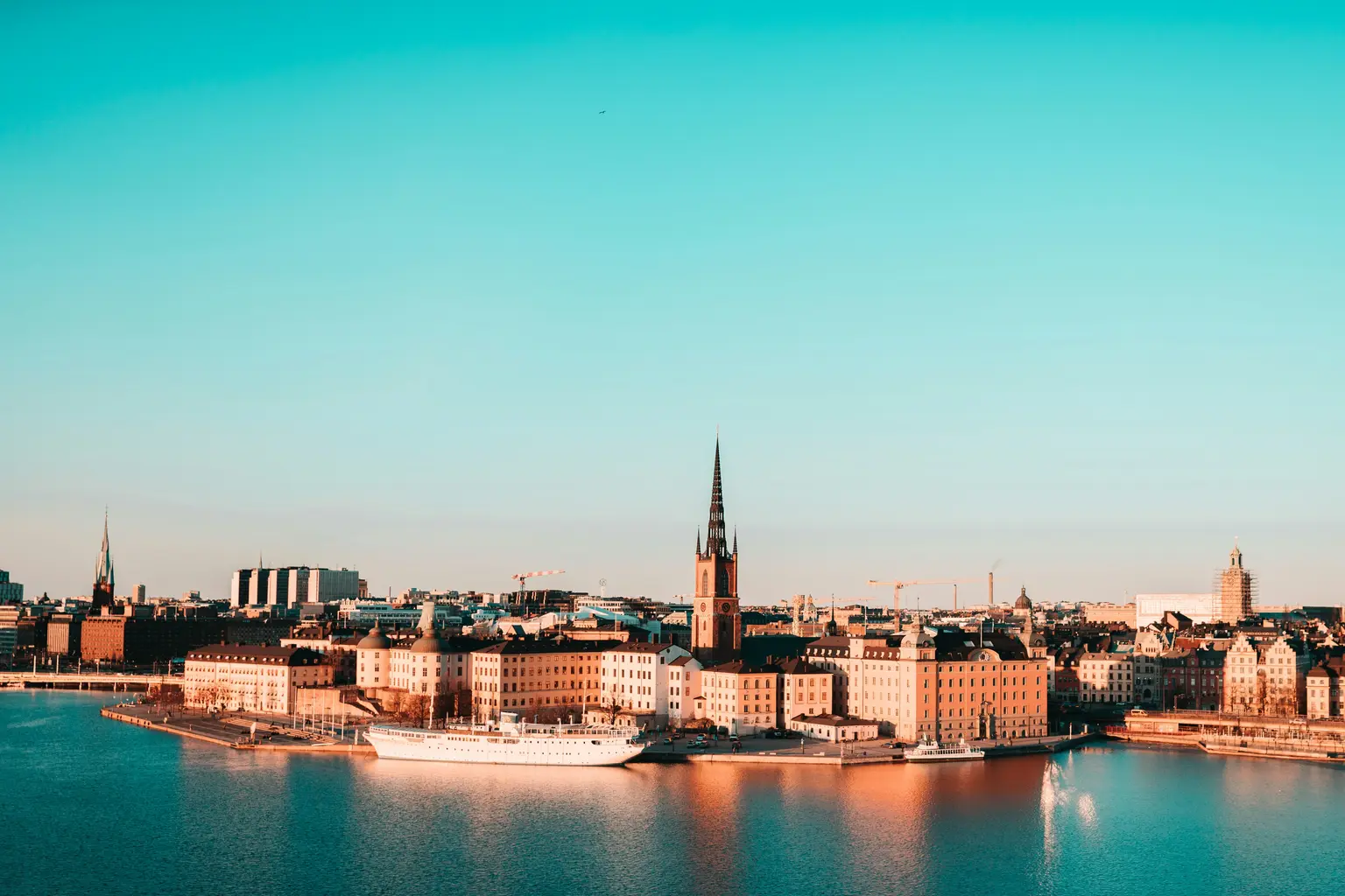 Beautiful view of Stockholm city center. Learn Swedish at Polymathes Academy Beautiful view of Stockholm city center. Learn Swedish at Polymathes Academy
